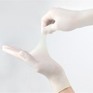 Anti Virus Disposable Medical Nitrile Gloves , Dentist Non Sterile Nitrile