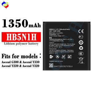 1350mAh HB5N1H msds li ion mobile battery for huawei Y330 G330 Y220 Y320 G300