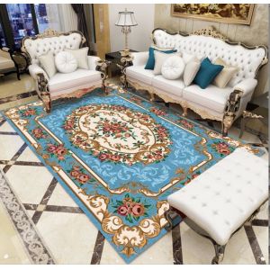 European Style PRinting polyester Fiber Living Room Floor Carpet Special Style