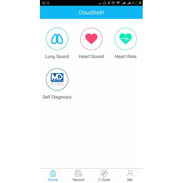 SP100 HD sound smart stethoscope , Cardiology stethoscope Pink Color