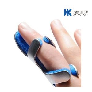 Metal Aluminum Bendable Frog Orthotic Brace , Medical Finger Splint