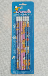 7" Black Wooden HB Pencil With Eraser Graphite Pencil