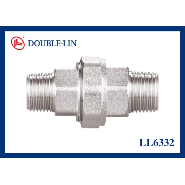 Buy DIN 259 Male X Male HPB 57-3 1 Inch Brass Union at wholesale prices