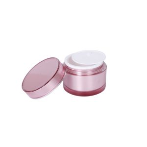 Arylic PMMA 80g BPA Free Cosmetic Cream Jars Container