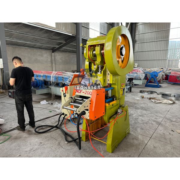 25ton Puncher roll forming machine tile making machinery work manual
