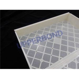 Cigarette Manufacturing Machine Yellow Plastic Trays Customize Size