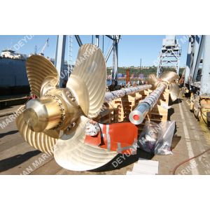 Quality Copper Controllable Boat Parts , Pitch Propeller Marine Propulsion Engine for sale