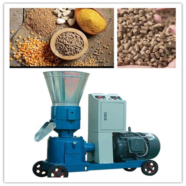 Diesel Engine Power Type 10HP Animal Feed Pellet Processing Machine 90-120kg/h output Feed Pellet Making Machine