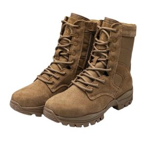 Full Grain Leather Brown Combat Military Boots Winter Mountaineering Boots