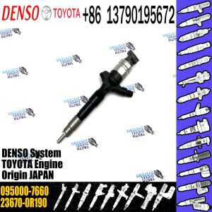 China Hot Sale Fuel Injector 23670-0R190 Fuel Injector Assembly 095000-7660 For Toyota 1AD-FTV on sale