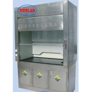 Ventilation Efficiency Ducted laboratory Fume Hood with Automated Safety System