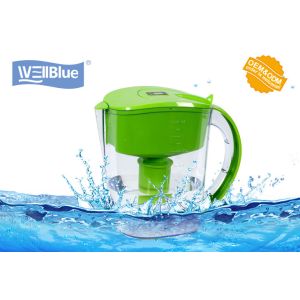 Household Plastic Alkaline Water Pitcher With Non Electric Eco Friendly