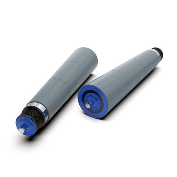 Plastic Poly-V Belt Conveyor Roller Tapered Drum For Curved Conveyor