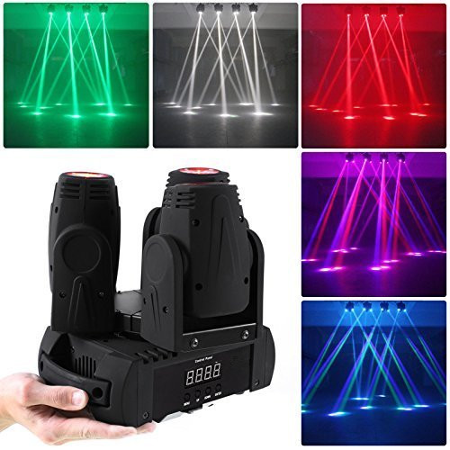 Three Heads CREE Mini Beam Moving Head Light 10W 4in1 IP33 Infinite Rotation
