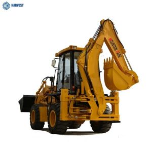 Bucket Digging Depth 52mm MR30-25 Backhoe Loader Machine With H Outrigger
