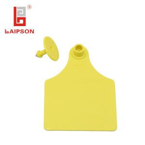 98*73mm Cattle Cattle Ear Tags Laser Number For Farm Management