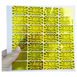 Custom Watermark Hologram Tamper Proof Seal Stickers