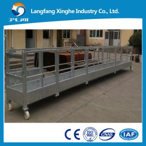 Quality zlp mast climbing suspended platform， gondola chimney，electric cradle for sale