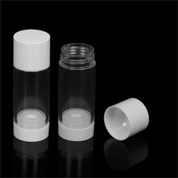 30g 33 X 96mm Plastic Deodorant Empty Refillable Roll On Bottles Tasteless Flat Oval Plastic