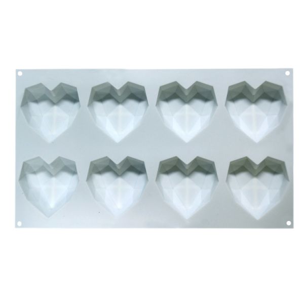 Buy Heart Shape 3d Cake Mould Customized Food Grade Diy Handmade at wholesale prices