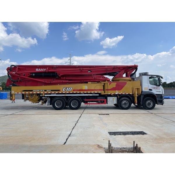 2020 Used Sany 62M Concrete Pump Truck Mercedes Benz Chassis