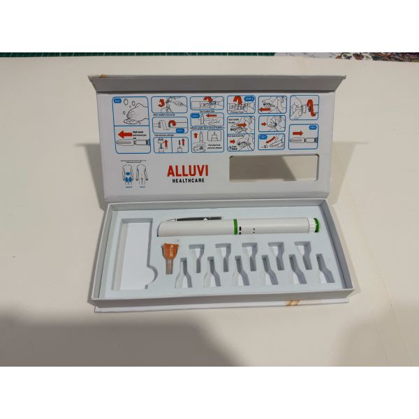 Factory Customizable Logo Injection Pen Rigid Packaging Box | Fits Pen Needles & Cartridges | OEM Medical Storage Case