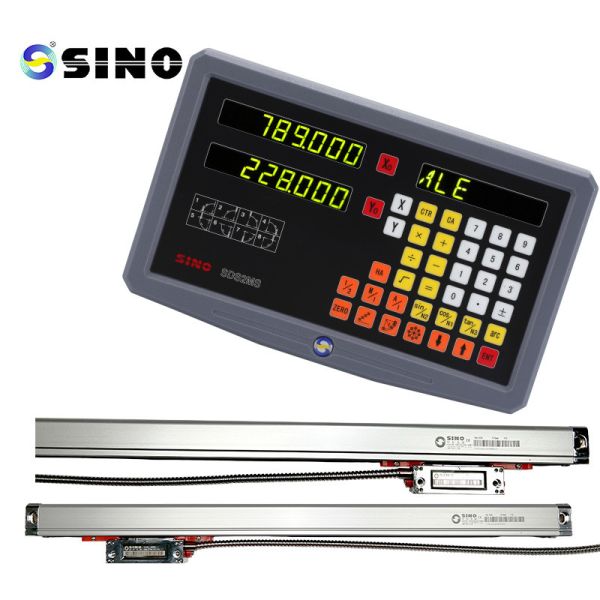 Angle Linear Encoder Length 7-102cm For Milling Machine SINO SDS2MS Digital Readout 2 Axes Optical