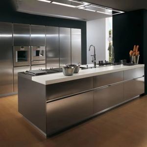 Custom Outdoor 304 Stainless Steel Kitchen Cabinet 22mm Tickness