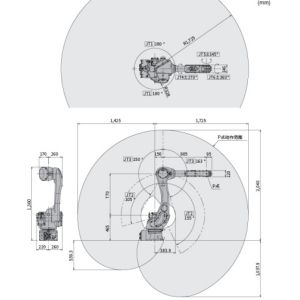 RS020N​ Kawasaki Robot Arm 6 Axes Compact Design In Industry
