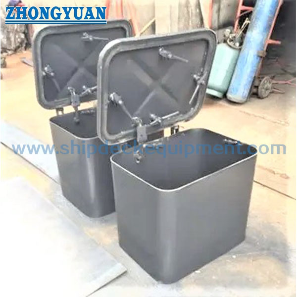 CB/T 3728 Type D Flush Weathertight Small Hatch Cover With Dogs Marine Outfitting