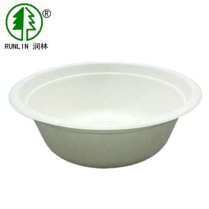BRC Eco Friendly Biodegradable Sugarcane Bagasse Bowl Plant Based Fiber