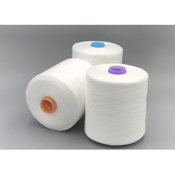 Optic White 40/2 Spun TFO Heat Set Polyester Yarn Reliable China Supplier