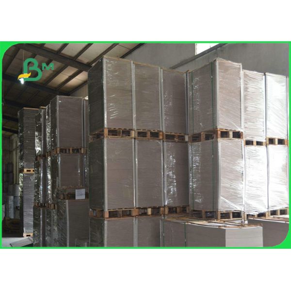 1mm 2mm 1200gsm Grey Paper Board For Book Cover Folding Resistance 70 x 100cm