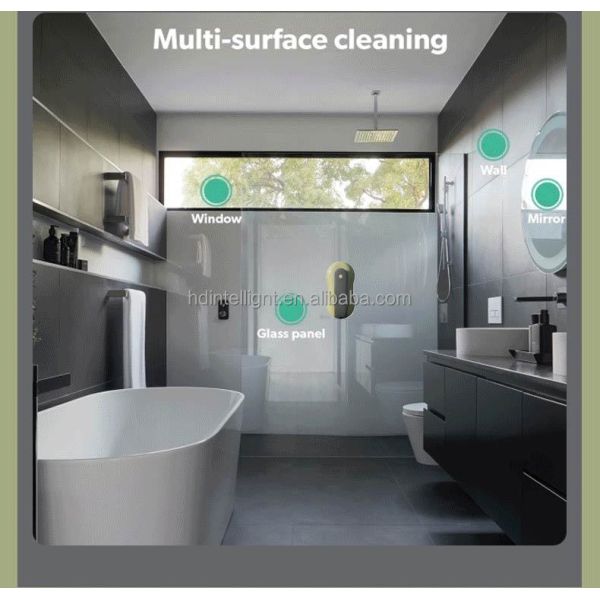 Huidi RN2-02 Smart Automatic Cordless Robot Vacuum Cleaner Household Window Cleaning 72W Power W