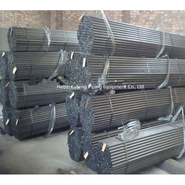 Black Welded Round Steel Pipe for Furniture pipe mild steel pipes
