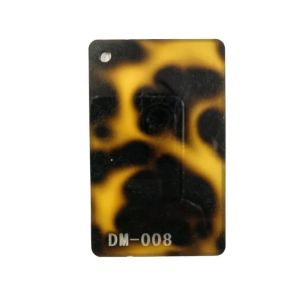 15mm Thickness Tortoise shell Acrylic Sheet Pattern Plexiglass Plate