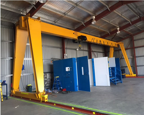 Buy 5ton Single Beam Warehouse Gantry Crane With Wirerope Electric Hoist at wholesale prices