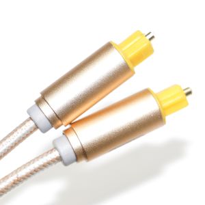 China OD4.0 Braided Toslink Digital Cable Plastic Shell Connector For Soundbar 1.8M 2.4M 3M on sale