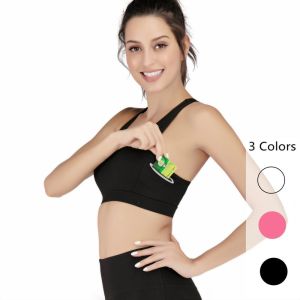 Cross Good Quality Compression Ladies Seamless Sports Bra