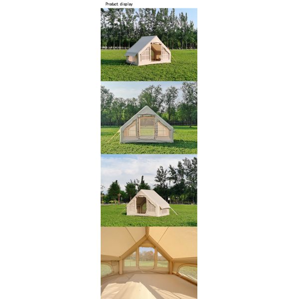 2023 Custom 2-3 Persons Family Camping Tent Waterproof Inflatable House Air Outdoor Inflatable Camping House Tent
