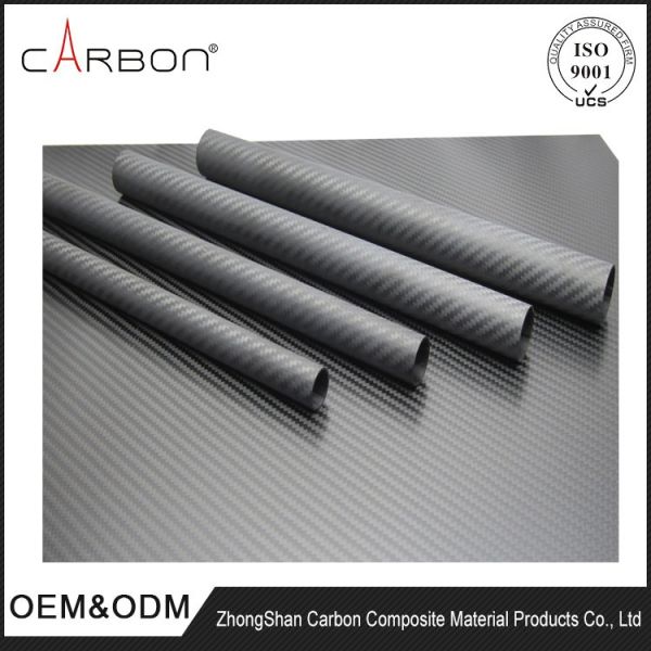 Customized Logo Carbon Fiber Tube Round Oval Square Shapes CBST001