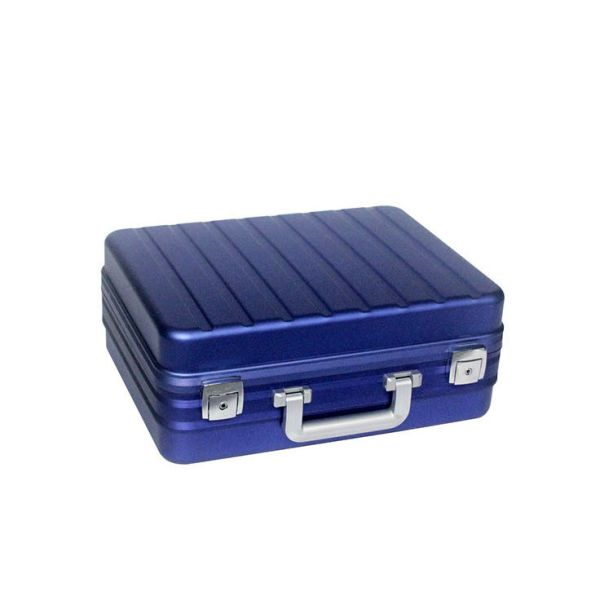 Buy 100% Pure Aluminum Hard Case Blue Aluminum Molded Carrying Box at wholesale prices