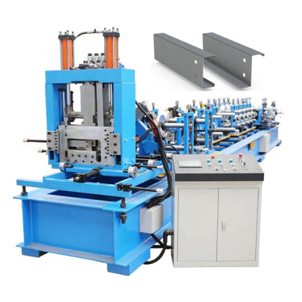 G350 G550 2.4mm Full Hard Steel Galvanized Steel Profile C/Z Purlin Roll Forming Machine