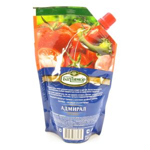 China Condiment bag Ketchup Self-supporting bag Plastic suction nozzle Custom flexography printing brand on sale