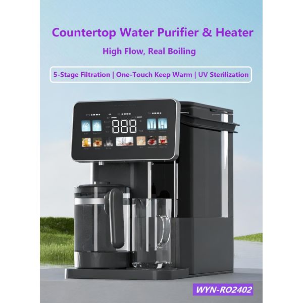 All In One Desktop RO Water Purifier With 100°C Boiling UV Sterilization