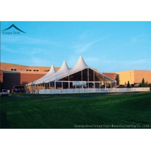 Customized Size White PVC Tent Fabric Mixed Marquee Party Tents For Outdoor
