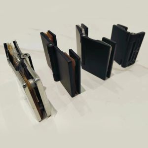 Stainless Steel Casting Bathroom Glass Door Hinge Erosion Resistant