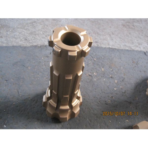 Flat Spherical Dth Drilling Tools Gold Color Durable Thrc Series DTH Bits