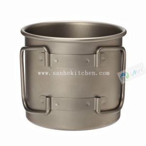 Titanium backpacking cookware cup/capacity 750ml