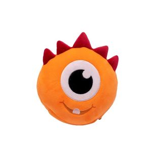 Washable 15cm Fold Plush Eye Mask Bag For Travel